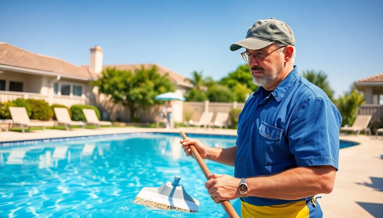 Swimming pool service