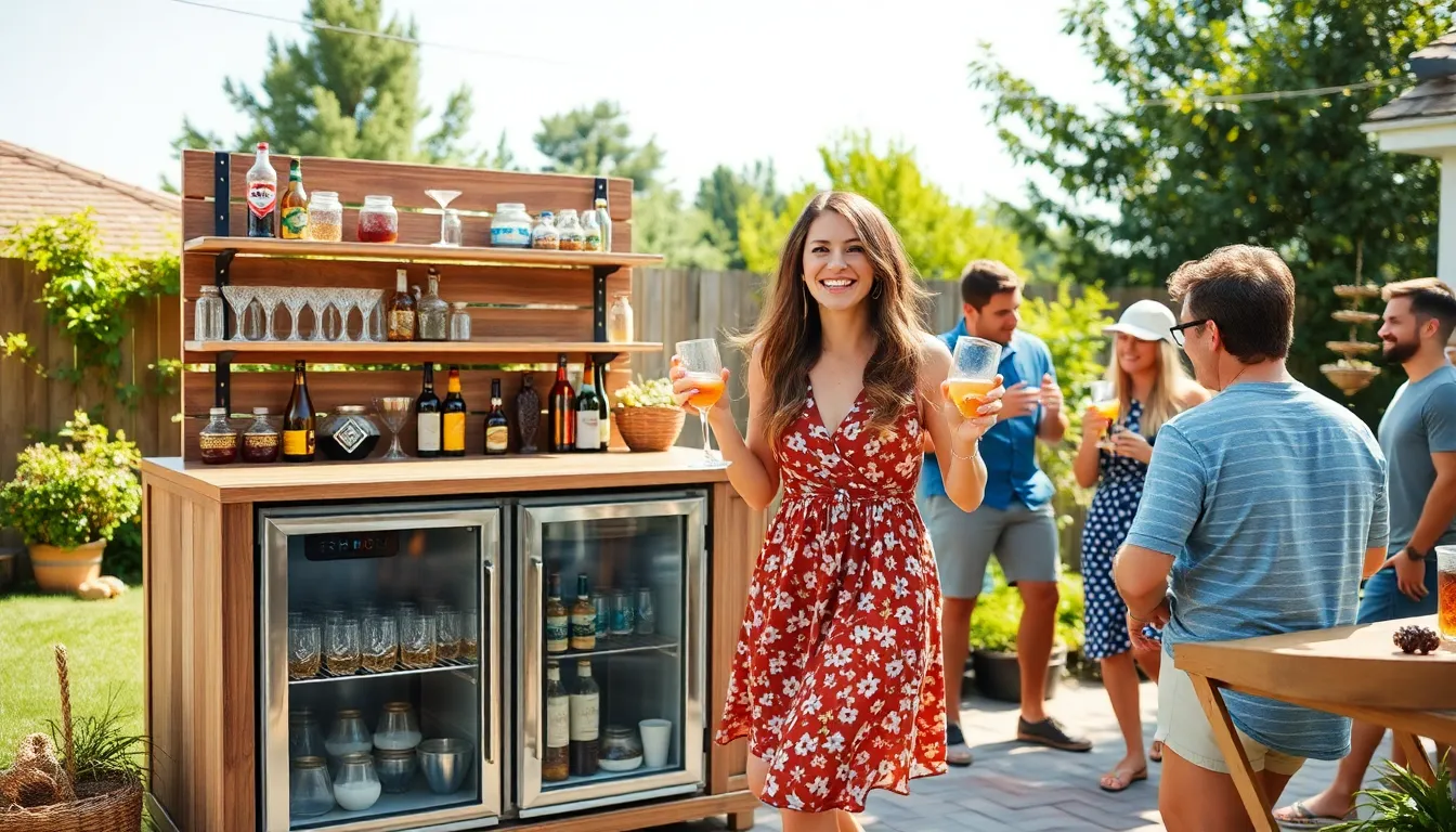 Outdoor Beverage Station