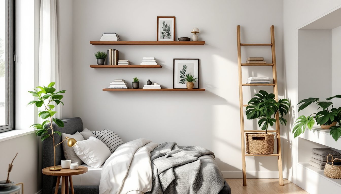 bedroom shelving ideas