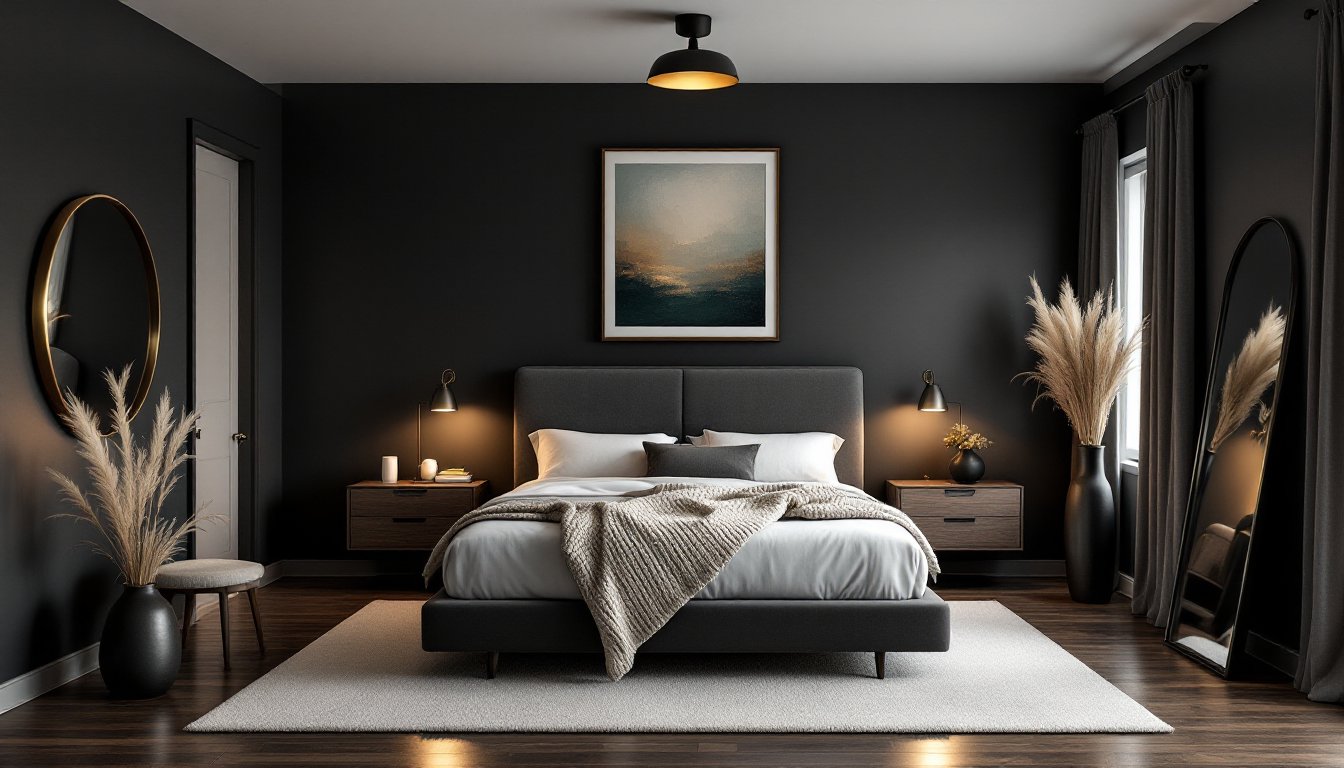 black bedroom ideas